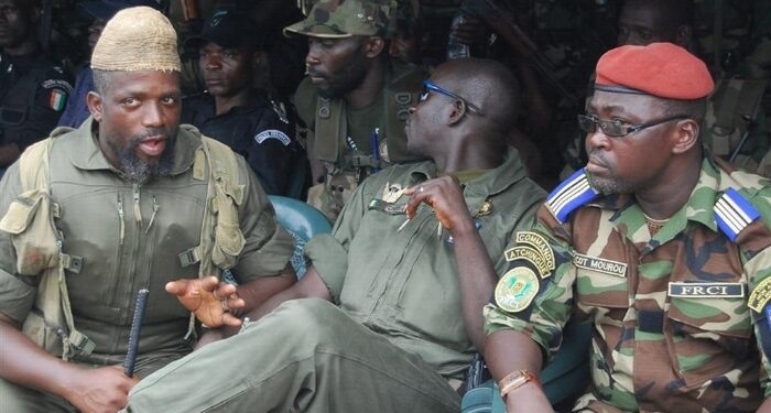 Quelques têtes d’affiche des Forces Nouvelle, rébellion ivoirienne.