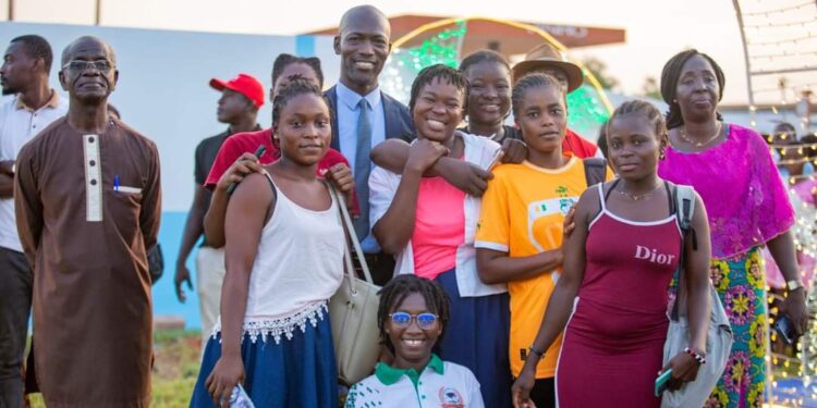 Le maire, Konan Kouamé Armand