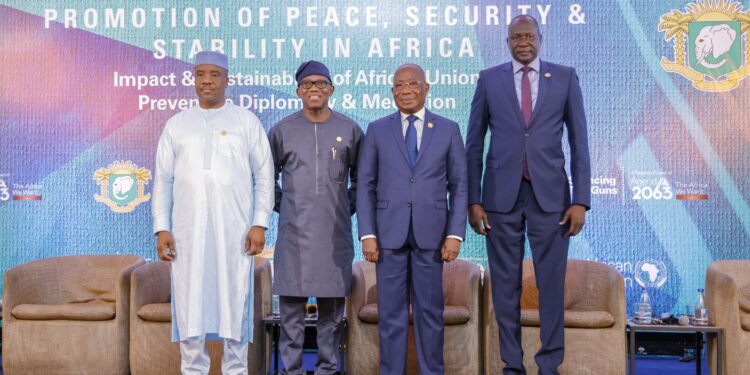 15ème Retraite de Haut niveau de l’UA / Préservation de la paix et la stabilité : Le ministre Léon Kacou Adom plaide pour l’insertion des jeunes et la résilience économique