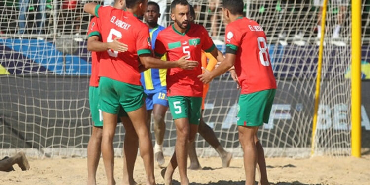 CAN de Beach Soccer : Les Lions de l’Atlas s’imposent aux Black Stars du Ghana.