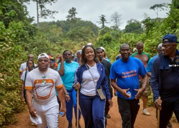 Depuis le village natal de son époux𝐍ady Bamba en communion avec la jeunesse du PPA-CI