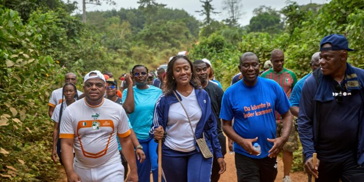 Depuis le village natal de son époux𝐍ady Bamba en communion avec la jeunesse du PPA-CI