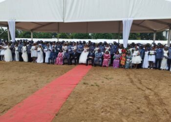 Coin du bonheur/ Mariage collectif à la caserne d’Agban