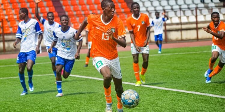 TIDA 2024:Les Éléphanteaux U17 premiers de la poule C