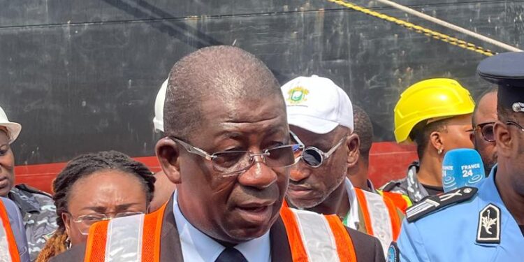 Hien Sié, DG du Port d’Abidjan à propos de l’accostage du navire Zimrida :