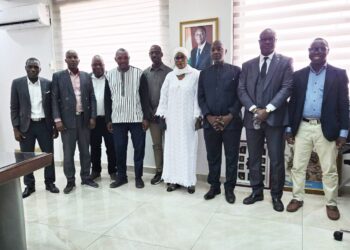 Commune de Séguéla / Les journalistes du District du Woroba ont présenté leurs vœux de nouvel an à Mme le maire