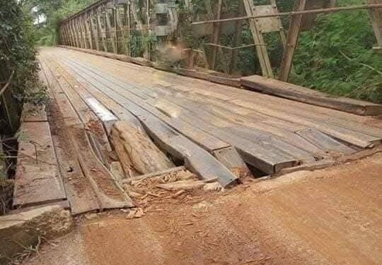 Zuénoula-Mankono / Le pont métallique de Minfla menace de s’effondrer