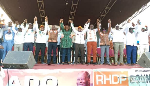 BOUNA/ LE BOUNKANI PLEBISCITE LA CANDIDATURE DU PRESIDENT ADO