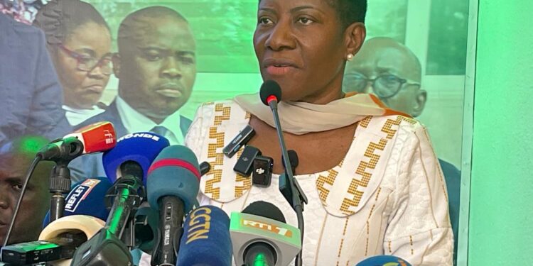 Henriette Lagou tout feu, tout flamme: « Je ne suis pas candidate pour légitimer une quelconque candidature »