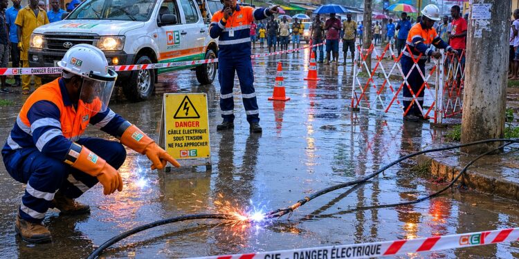 Saison des pluies et prévention : La CIE appelle à la vigilance face aux risques électriques